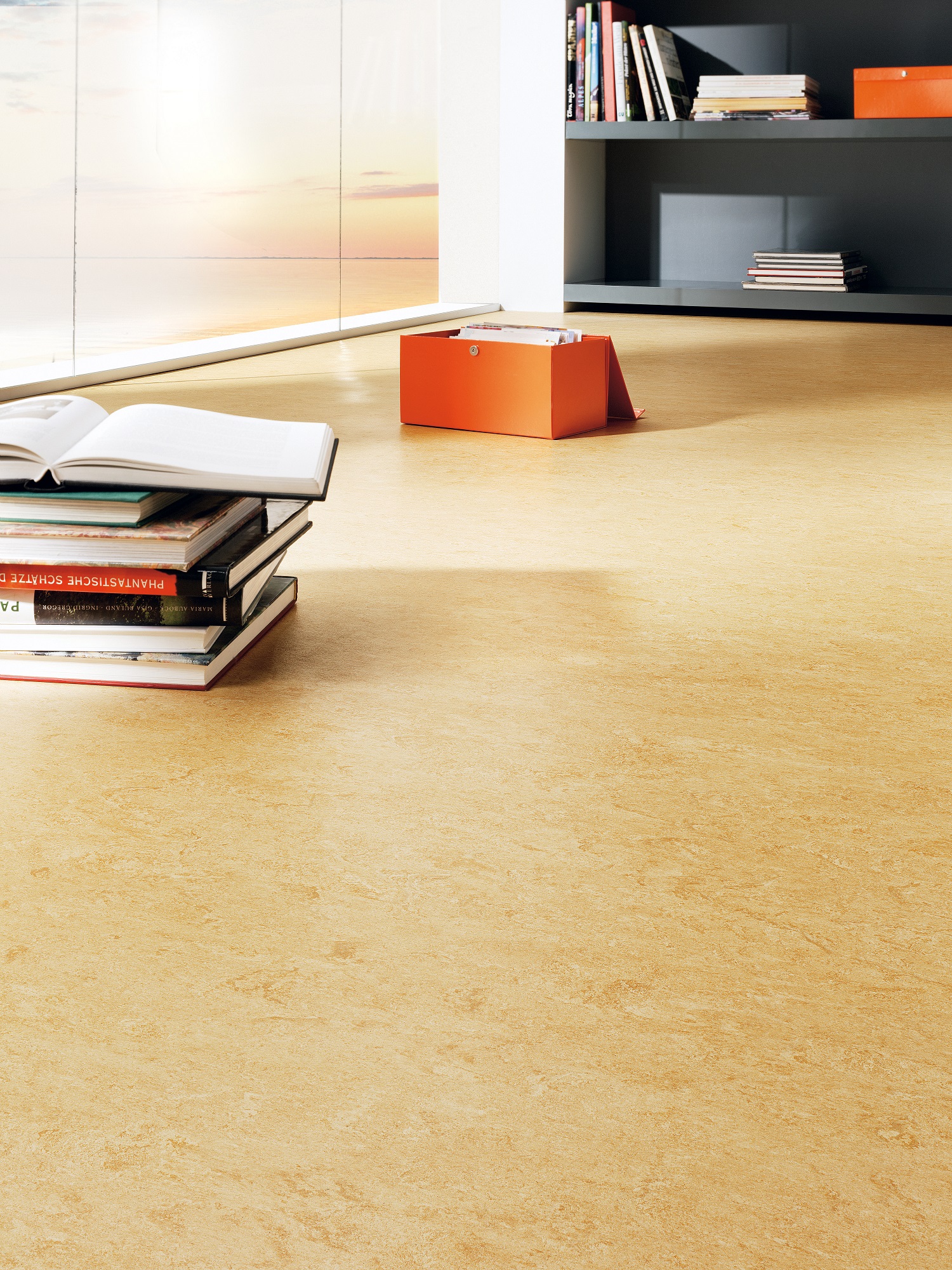 Linoleumboden im Büro